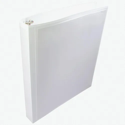 Vista 5 de ACCO Wilson Jones Print Won't Stick - Carpeta flexible de polietileno con anillos redondos, 60 hojas, tamaño carta, personalizable, color blanco