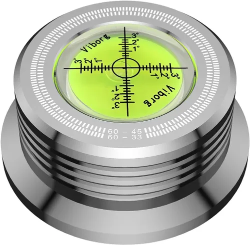 Vista 13 de Viborg LP190H Estabilizador de Peso de Disco para Tocadiscos 71x33mm 6.7oz (190g) Disco Abrazadera de Vinilo de Aluminio Hi-Fi para Reproductor