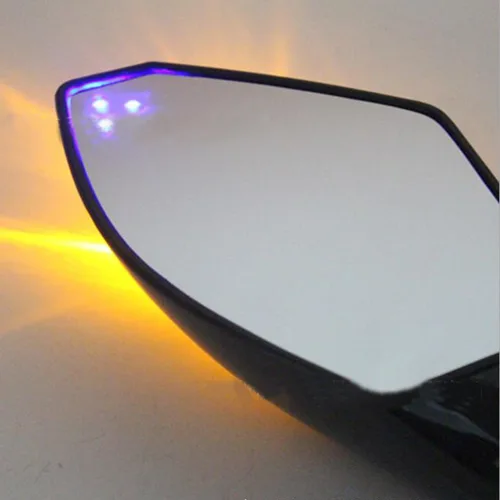 Vista 4 de Espejo retrovisor de motocicleta Espejos de señal de giro para 2003-2012 Cbr 600Rr 2004-2007 Cbr1000Rr