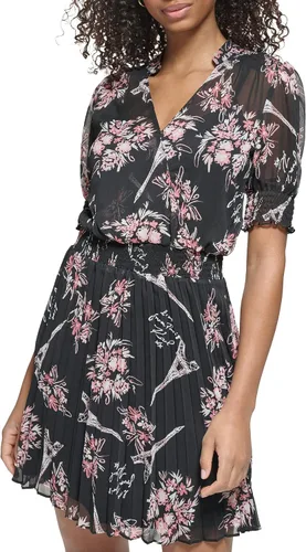 Vista 5 de Karl Lagerfeld Paris Women's Everyday Printed Dress