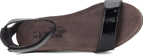 Vista 5 de NAOT Sandalia Pixie Wedge para mujer, Negro (black luster lthr)negro (black raven lthr)negro (black madras lthr)