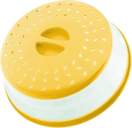 Vista 11 de Cubierta plegable para salpicaduras de microondas de 10.5 pulgadas, apta para lavavajillas, cubierta de placa de microondas con ventilación de azul