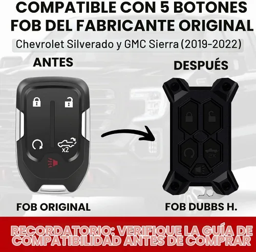Vista 7 de Funda para llavero Chevy – para funda de llavero GMC – Accesorios Silverado Sierra – Abrebotellas integrado – Compatible con guía de ajuste