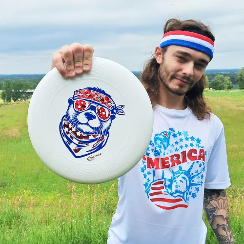 Vista 4 de Discraft Ultrastar 175g Ultimate Disc - USA Ultimate Approved Flying Disc for Competition and Outdoor Games, Custom Design Discraft Discs, Great for