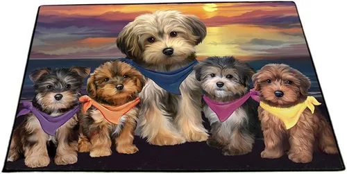 Vista 18 de Doggie of the Day Yorkipoo Dogs Floor Mat - 4th of July Independence Day - Best Dog Doormat - Protector Decor - Unique Portrait Art - Premium