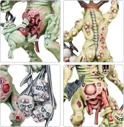 Vista 4 de Games Workshop GW97-10 PORTADORES DE NURGLE