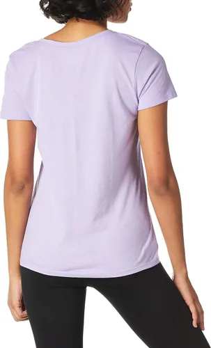 Vista 3 de Hanes - Camiseta de manga corta con cuello en V para mujer
