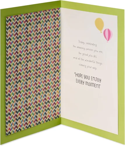 Vista 2 de American Greetings - Tarjeta de cumpleaños (Celebrando a ti)