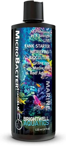 Vista 12 de Brightwell Aquatics MicroBacter Start XLM Marine Tank Ciclismo Ayuda, 1L