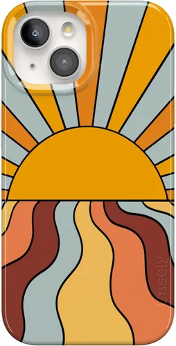 Vista 48 de Casely Funda para iPhone 15 Todas las cosas divertidas Diversión en días laborables Compatible con MagSafe Diseño clásico de carcasa