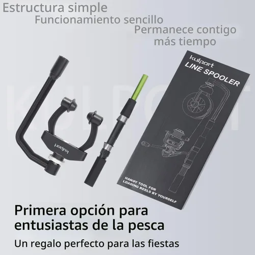 Vista 6 de Fishing Line Spooler, Adjustable line Winder,No Line Twist, Portable for Casting & Spinning and Trolling Reel