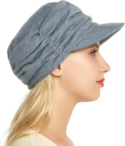 Vista 2 de Auemdrey Gorra de moda con visera para mujer y mujer, ideal para uso diario