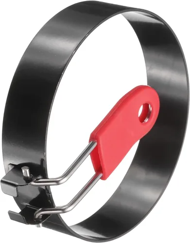 Vista 3 de HARFINGTON 2 anillos de huevo de 3.5 pulgadas de acero inoxidable antiadherente para panqueques con mango de silicona para freír huevos, sándwich