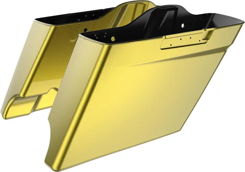 Vista 59 de Alforjas extendidas para Harley Touring Street Glide, Electra Glide, Road Glide 2014-2023 (whisky ámbar)