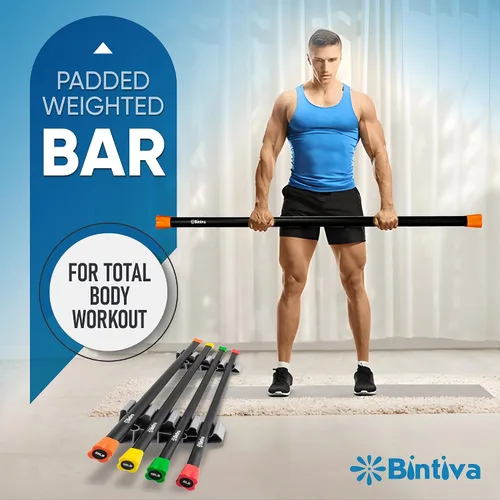Vista 7 de Weighted Bar Set - Weighted Bars for Exercise