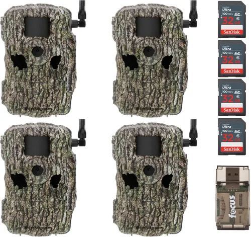 Vista 9 de Stealth Cam Fusion XPro 36MP MP Foto y 1080P a 30FPS Video Cámara de rastreo celular (AT&T y Verizon) - Paquete Treebark Camo con tarjeta SD de 32