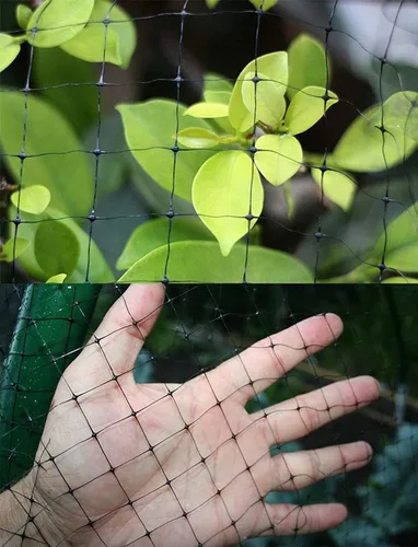 Vista 5 de Feitore - Red de malla para ciervos, 7 x 100 pies, red de protección anti pájaros, red de jardín reutilizable, protección para plantas, árboles