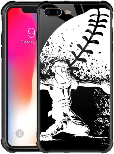 Vista 13 de CARLOCA Funda compatible con iPhone 8 Plus, iPhone 7 Plus para hombres y niños, increíble diseño de patrón de luz espacial nebulosa, a prueba