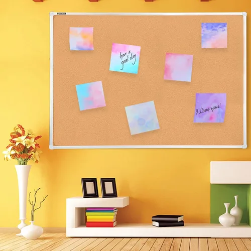 Vista 6 de 12 blocs de notas adhesivas desplegables, 3x3 lindas notas autoadhesivas de acuarela degradada, almohadillas de notas súper adhesivas multicolor