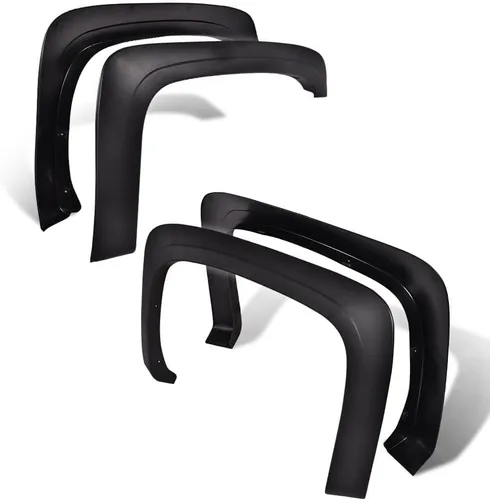 Vista 10 de Guardabarros G-PLUS para Chevy Silverado 1500 2007-2013, 4 unidades Fit Silverado 2500HD 3500HD 2007-2014,Fit 78.0"/97.6" Bed Fleetside,Not For