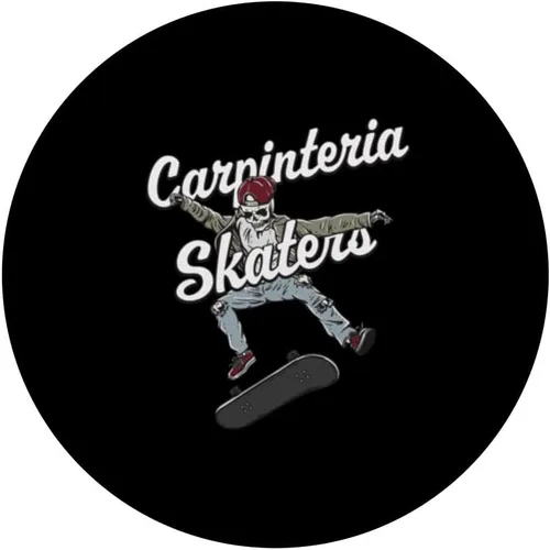 Vista 3 de Carpinteria Skater Skateboarding Funny Skateboard Humor PopSockets Swappable PopGrip