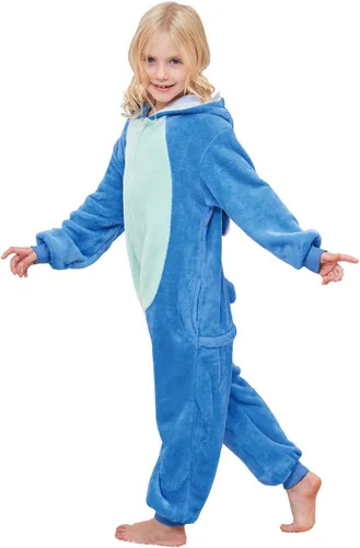 Vista 6 de Unisex Kids Animal Onesie Cosplay Costume Pajamas for Girls and boys