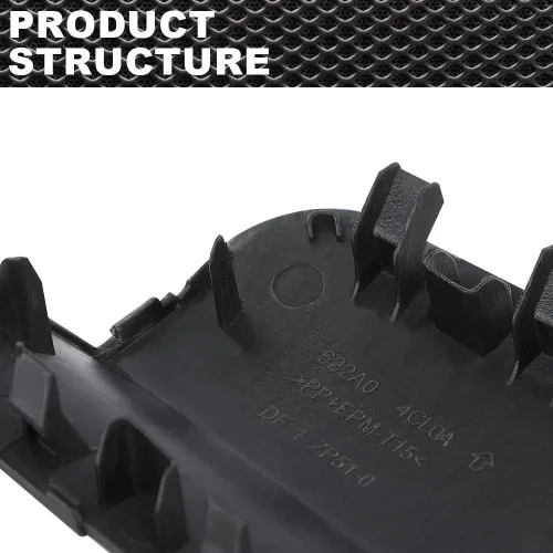 Vista 4 de CNNELL Cubierta de gancho de remolque para parachoques delantero compatible con Nissan Rogue 2014 2015 2016