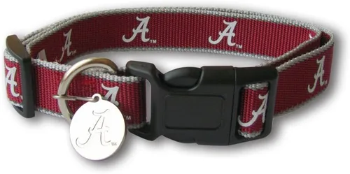 Vista 23 de Collar de perro de NCAA. PREMIUM cuello ajustable Collar de perros – Fútbol/Baloncesto para perros & gatos. Durable Collar de mascota de deportes