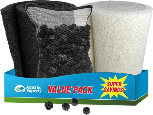 Vista 7 de Aquatic Experts Bio Balls - Medios de filtración, bola biológica pequeña de 1 pulgada para estanques y filtros de acuario, medios de filtro