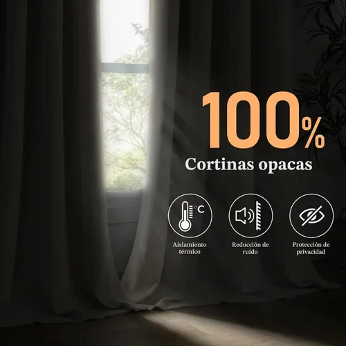 Vista 8 de Cortinas opacas boho para dormitorio de 84 pulgadas de largo, 2 paneles, cortinas con ojales de mediados del siglo XX, cortinas para oscurecimiento