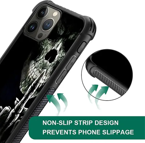 Vista 850 de Funda compatible con iPhone 15, diseño de elefantes africanos, diseño increíble a prueba de golpes, antiarañazos, carcasa trasera de policarbonato