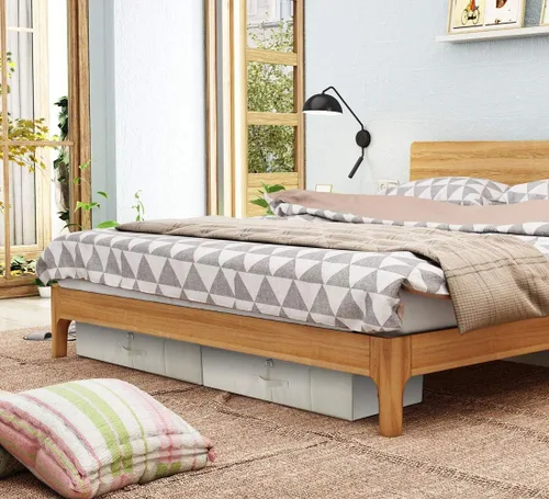 Vista 4 de iwill CREATE PRO Contenedores organizadores plegables de almacenamiento para zapatos debajo de la cama con tapa, cesta organizadora de ropa debajo