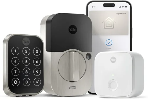 Vista 11 de Yale Assure Lock 2 Touch Plus Apple Home Keys - Cerrojo con Wi-Fi, color negro