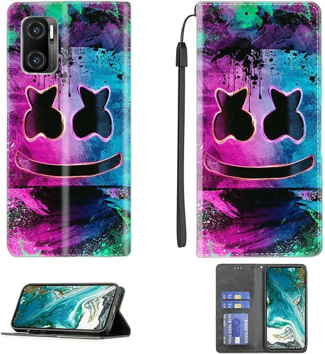 Vista 98 de Aroepurt Funda para UMIDIGI G1 Plus compatible con UMIDIGI G1 Plus Funda para teléfono Funda de piel sintética con función atril magnética CPT15