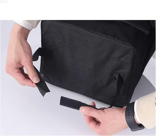 Vista 7 de Bolsa de tela Oxford – Bolsa de repuesto plegable para carrito de compras de 50 litros, bolsa de repuesto reutilizable para carrito de compras, 11.8
