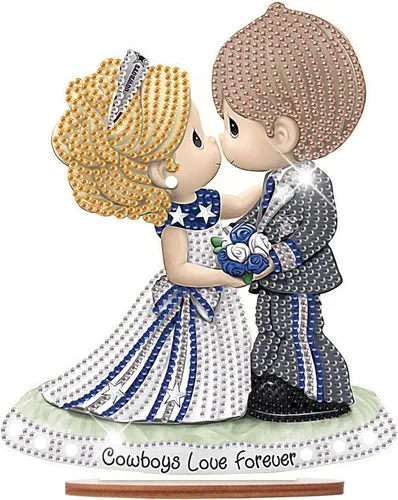 Vista 16 de Kits de adornos de escritorio de pintura de diamante para adultos, ángel mamá, sosteniendo bebé, arte de diamante por números, decoraciones