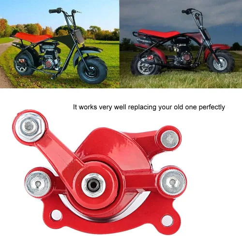 Vista 4 de Qiilu mini frenos de bicicleta, freno motovox mbx10 aleación de aluminio freno de disco freno pinza para Motovox MBX10 MBX11