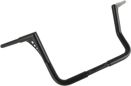 Vista 7 de TCT-MOTORPARTS Manillar Ape Hanger Negro de 1 1/4" de Elevación 12" Apto para Modelos Harley Dressers Baggers Touring Electra Glide, Street Glide
