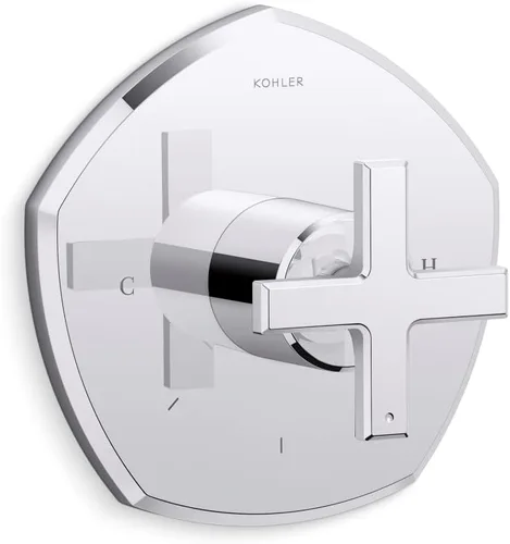 Vista 41 de KOHLER K- TS27043-3-BV Occasion™ RITE-TEMP VALVE TRIM, vibrante bronce cepillado