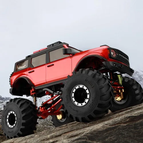 Vista 6 de GLOBACT Neumáticos de aluminio Monster Truck RC de 2.677 x 1.299 in para 1/24 AXIAL SCX24 FMS FCX24 RC Crawler Accesorios de actualización de coche