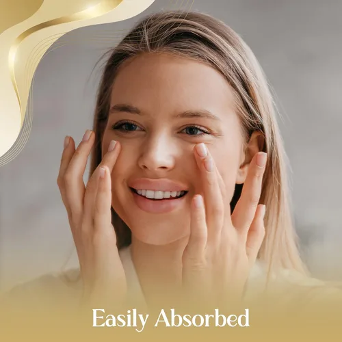 Vista 4 de OROGOLD Suero intensivo para ojos 24K - Suero debajo de los ojos para ayudar a reducir el aspecto de las ojeras y la hinchazón - Oro, té verde, aloe