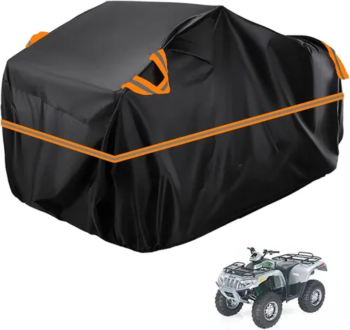 Vista 82 de Cubierta para ATV impermeable compatible con Arctic Cat H1 EFI TRV Cruiser 4x4 2011, cubierta de 210D para vehículos de 4 ruedas, cubierta para quad