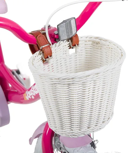 Vista 7 de JOYSTAR Unicorn Kids Bike for Girls Ages 2-9 Years Old, 12 14 16 18 Inch Kids Bike with Training Wheels, Doll Seat, Streamers and Basket, Toddler