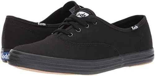 Vista 6 de Keds Tenis de lona Champion para mujer, Negro (Black Canvas)