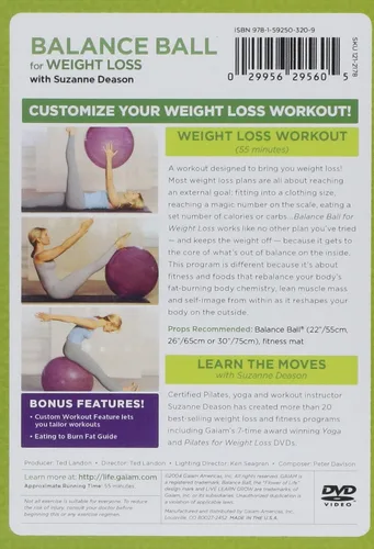 Vista 2 de Gaiam - Fitness Bola de equilibrio para bajar
