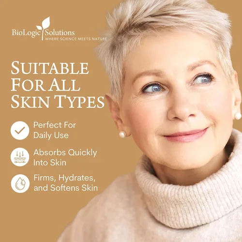 Vista 5 de Biologic MaxiLift - Suero de estiramiento facial instantáneo para mujeres, reafirma y suaviza la piel flácida, líneas finas y arrugas, 0.5 onzas