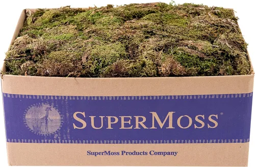 Vista 4 de SuperMoss (22168 hojas de musgo mini (triturado) conservado, verde fresco, 10 libras Shredded, Preserved