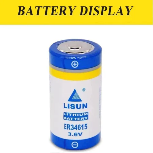 Vista 3 de ER34615 - Batería de litio ER34615 3.6v 19ah tamaño D para programador PLC multiusos, batería ER34615