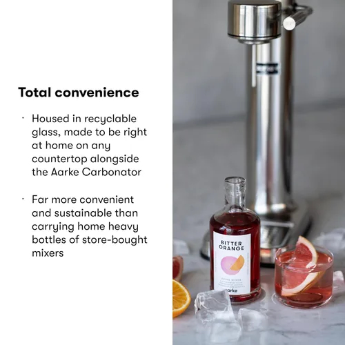 Vista 4 de Aarke Mezclador de bebidas, mezcla sin esfuerzo para tu bar en casa, elixir hecho a mano para complementar tu carbonatador de aarke cada botella
