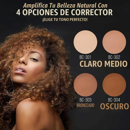Vista 4 de Belloccio Corrector de maquillaje de sombra justa de alta definición Tarro